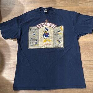 Vintage Disney Donald Duck TShirt size rubbed off